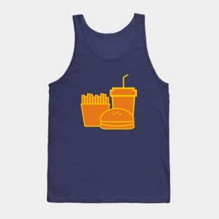 french fries, burger, drink Tank Top